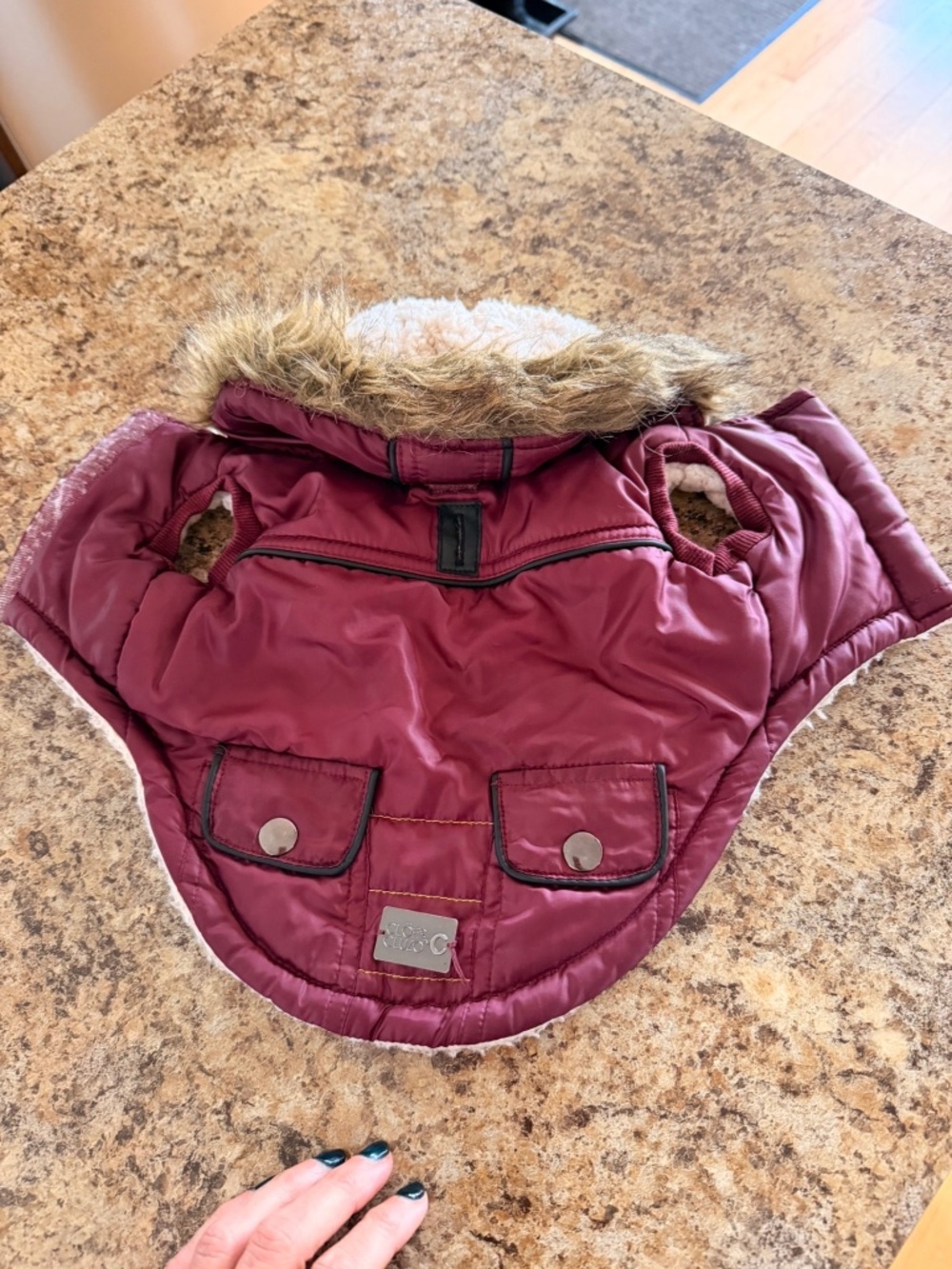 Clöe e Cluzo Dog Winter Hooded Parka XS